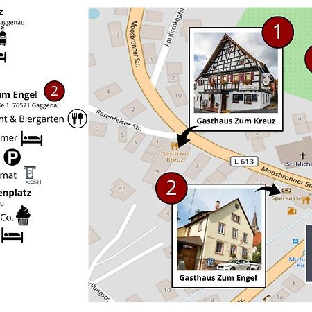 Risa Hotels - Landgasthaus Zum Kreuz Gaggenau Exteriör bild